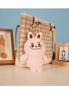 RTYY Labubu Plush Toy Keychain Charm Gift Frown Labubu Keychain  - Image 4