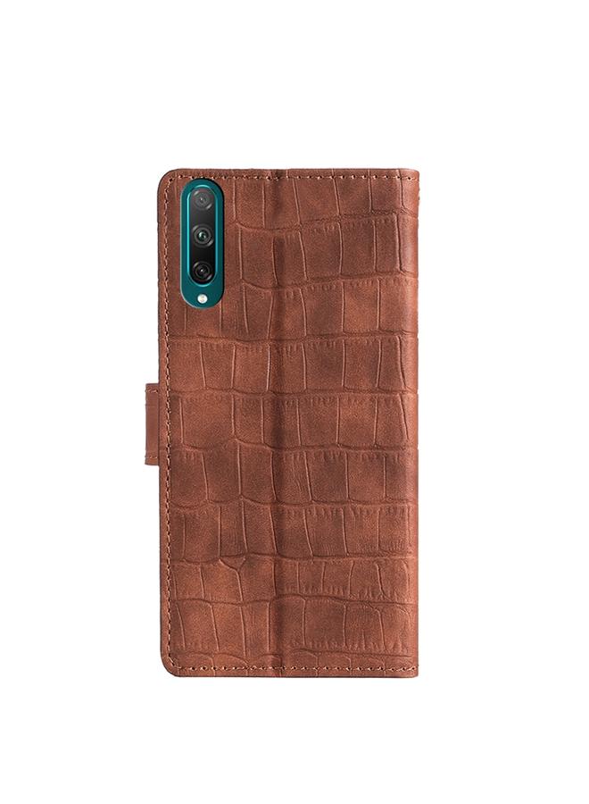 S-TOP Case For Honor 30i Russian Version / 20 lite China Skin Feel Crocodile Texture Magnetic Clasp PU Leather Phone Case - Image 3