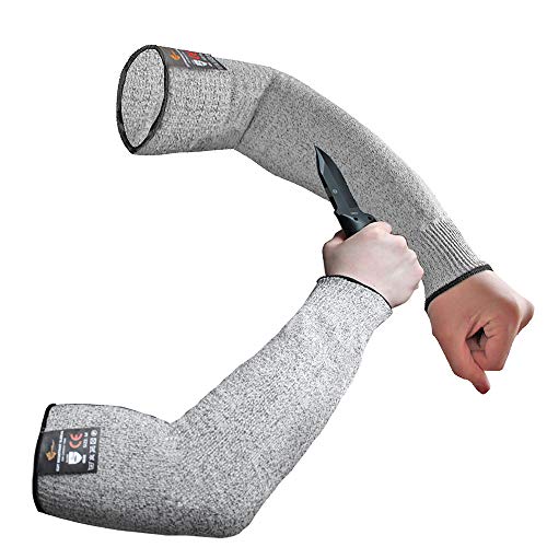 Evridwear Protective Arm Sleeves Cut Resistant Farmers Sleeves for Men Work, Gardening, Farming, Arm Protectors for Thin Skin and Bruising (Large, No Thumb Hole) - Image 1