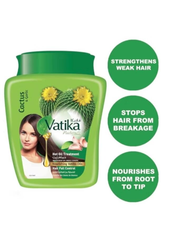 Vatika Cactus And Garlic Hot Oil Treatment Hair Fall Control 1Kg - Image 3