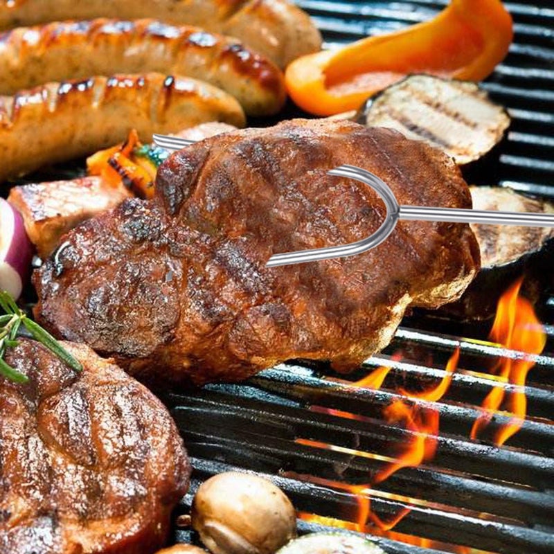 Briout Marshmallow Roasting Sticks 10 Pack Extra Long 45’’ Stainless Telescoping Hot Dog Smores Skewers Kids Safe Barbecue Forks for Campfire, Bonfire and Grill - Image 5
