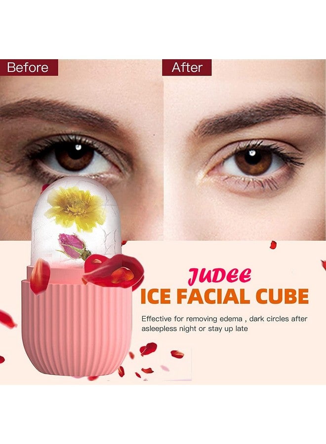 JUDEE Facial Skincare Ice Roller Mold-Ice Roller for Face and Eye,Beauty Cube Brighten Skin & Enhance Natural Glow & Remove Fine Lines, Pimple, Acne, Facial Beauty Ice Roller Skin Care Tools - Image 3