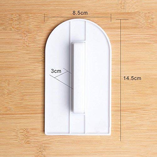 Sakoraware Fondant Cake Smoother for Icing Candy Pastry Decorating Baking Pressing Tool Polisher Finisher White 1 pc - Image 4