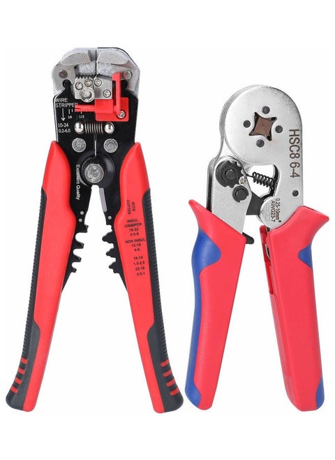 Crimper And Stripper Tool Set Multicolour