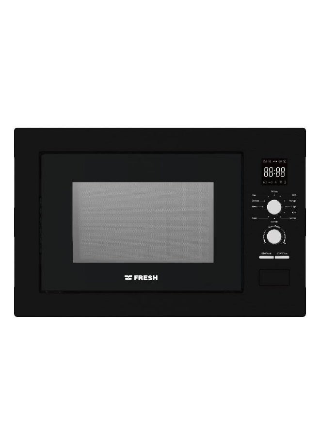 Fresh 25-liter built-in microwave, black, F-BMW-25ECG-BW 16804