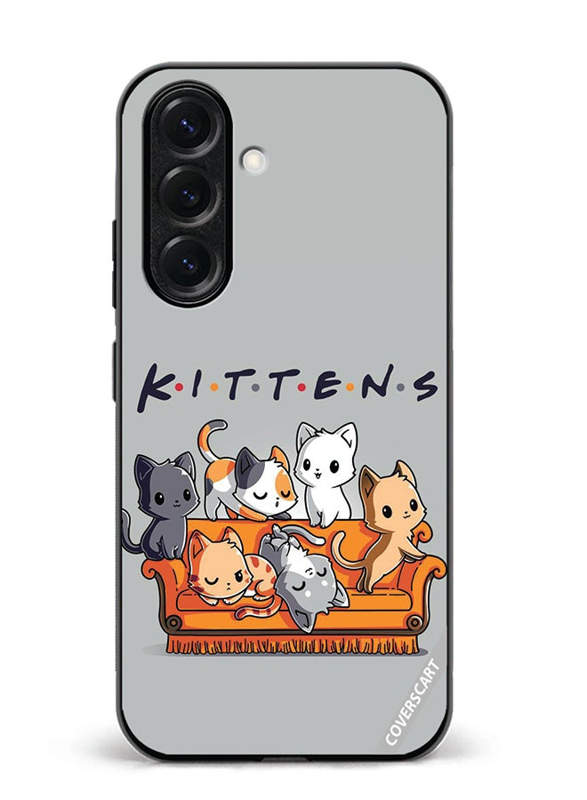 Protective Case Cover For Samsung Galaxy S25 Plus Kittens Design Multicolour