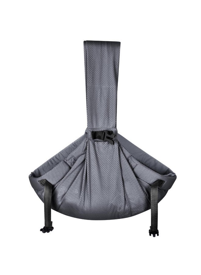 vrbabies Baby Sling Carrier Newborn, Adjustable Easy Wearing Baby Nursing Warp Sling, New Mom Dad Soft Cotton Baby Front Holder Carrier for Infant Toddler Life Travel Essential Gifts (Dark Grey) - Image 1