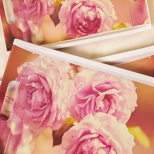 UPC U.P.C Tray Set for Serving/Serving Tray Set of 3/ Premium Printed Tray for Serving/Multi-Use Nashta Plate (Small, Medium & Large) - Image 3