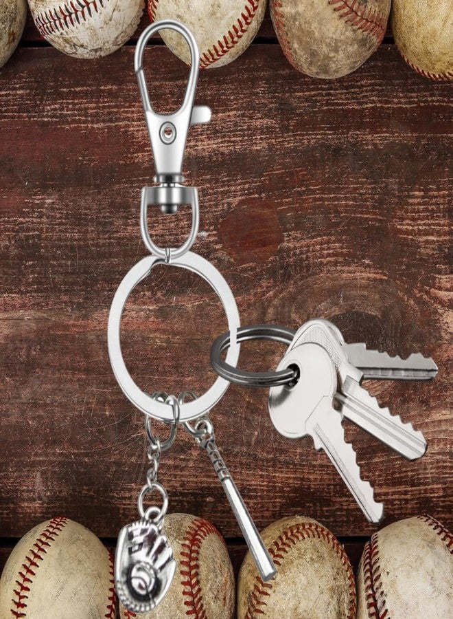 Infinity Collection Baseball Keychain, Bat & Glove Charm Keychain, Jewelry & Gifts for Baseball Players, Moms, Teams, and Fans, Softball Accessories - Image 4