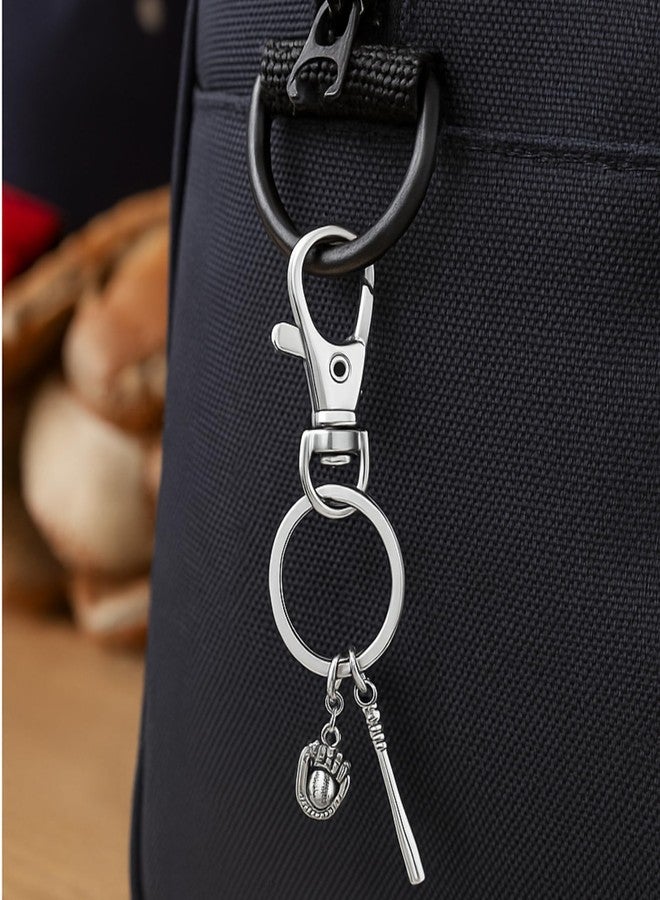 Infinity Collection Baseball Keychain, Bat & Glove Charm Keychain, Jewelry & Gifts for Baseball Players, Moms, Teams, and Fans, Softball Accessories - Image 5