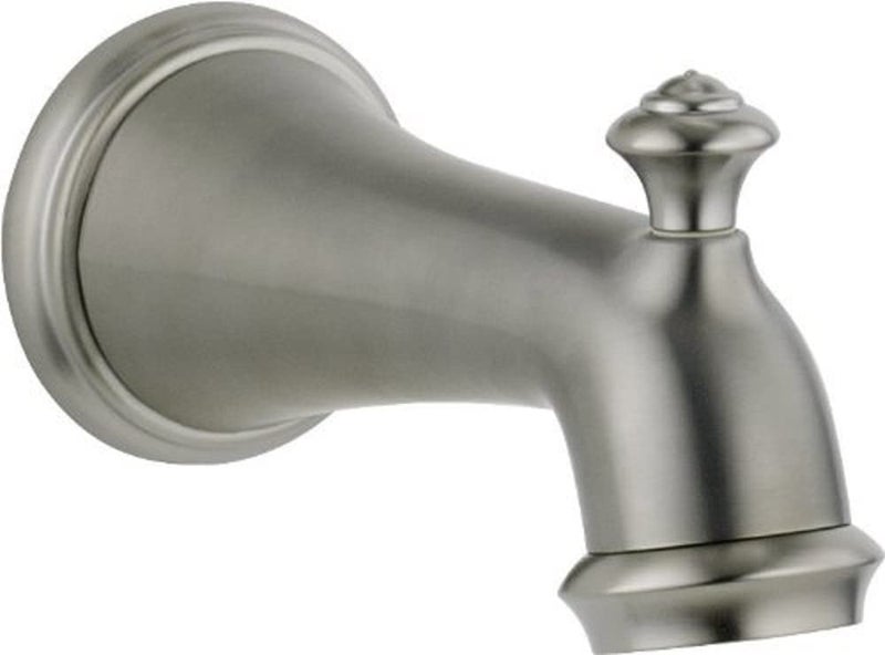 DELTA FAUCET Part number RP34357SS is a stainless tub spout with a pull up diverter. - Image 5