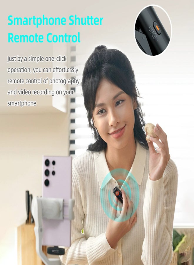 هوهم ميكروفون لاسلكي هوهيم MIC-01 بتردد 2.4 جيجاهرتز، يعمل بمغناطيس أو مشبك، مناسب للهواتف الذكية، مزود بثلاثة مستويات لإلغاء الضوضاء، وفتحة مدمجة لبطاقة ذاكرة TF، وجهاز تحكم عن بعد، وحقيبة حمل، وميكروفون خارجي لـ - Image 2