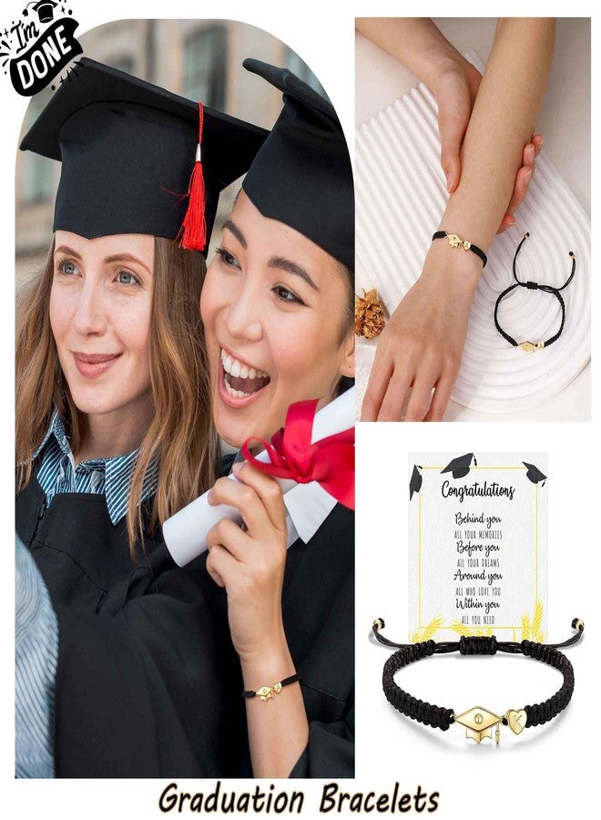 Btysun 2025 Graduation Gifts, Graduation Bracelet Initial Bracelets for Teen 5TH 8TH Middle High School Graduation Gift for Her Daughter Granddaughter Letter C Bracelet - Image 3