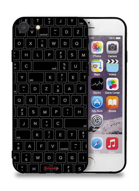 Apple iPhone SE (2022) Protective Case Random Keyboard Keys Pattern