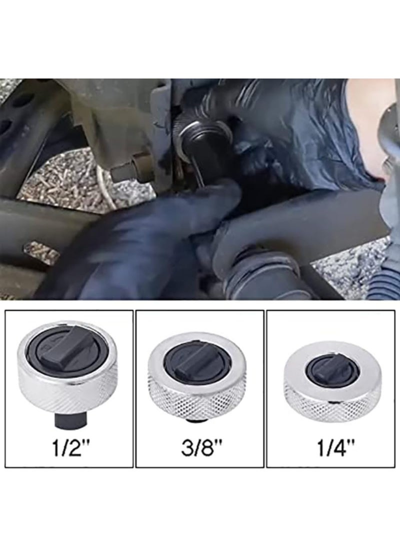 Eyech 3Pcs Mini Finger Ratchet Set 12 38 14 Drive Palm Ratchet Set Reversible Stubby Socket Ratchet Wrench Thumbwheel Ratchet Wrench Tight Spaces  - Image 5