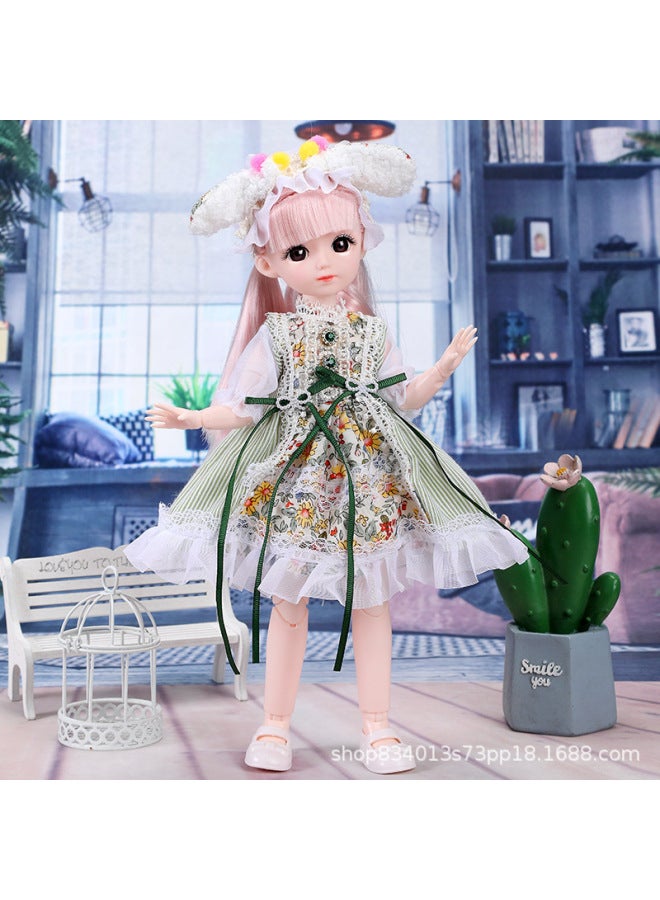 High-looking 30cm Yi Tian Barbie Doll Little Princess Suit 20 Joint BJD Girl Birthday Gift Toy-Color:Hera-Height:Real Eye Version + Full Joint Movable ]  - Image 1