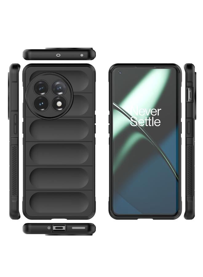 S-TOP Case For OnePlus 11 5G Magic Shield TPU + Flannel Phone Case - Image 3