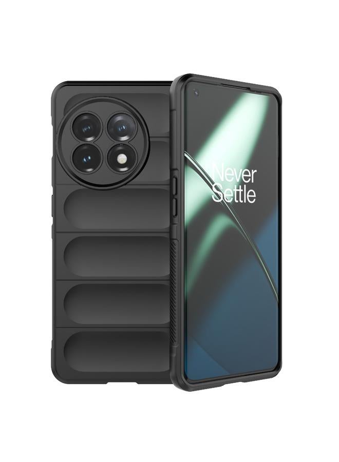 S-TOP Case For OnePlus 11 5G Magic Shield TPU + Flannel Phone Case - Image 1