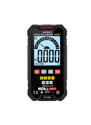 HABOTEST HT125A Smart Digital Multimeter 4000 Counts True RMS Auto Ranging Voltage Meter - pzsku/Z94B6ECE031855447E48BZ/45/_/1686559432/a99bf3a8-47c2-4652-83ed-d518ec8a1711