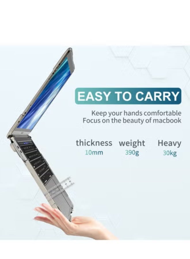 GULFLINK Hard Shell Case Cover with Kickstand Shockproof Function for MacBook Air A1932/A2179/A2337  13 inch - Image 4