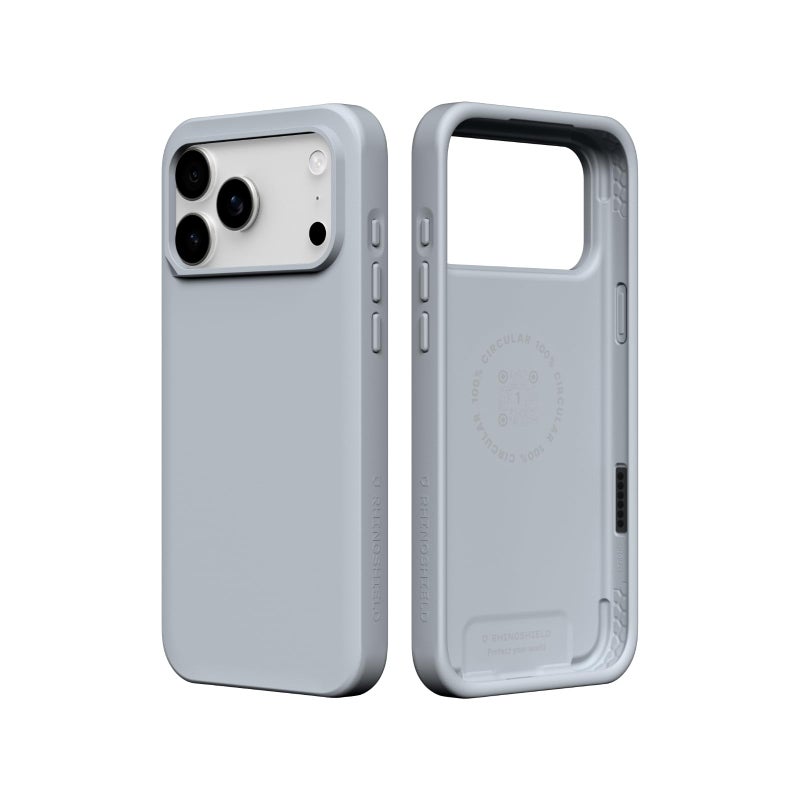 RhinoShield Phone Case Compatible with iPhone 17 Pro Max SolidX Reinforced ShockAbsorbing Protection Minimal and Slim Design with Military Grade Drop Protection Ash Grey - Image 2