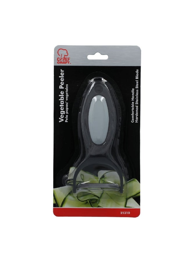 شيف كرافت اداة تقشير الخضروات من شيف كرافت، اسود ورمادي 19.812 x 2.286 x 9.906 سم 21310 - Image 2