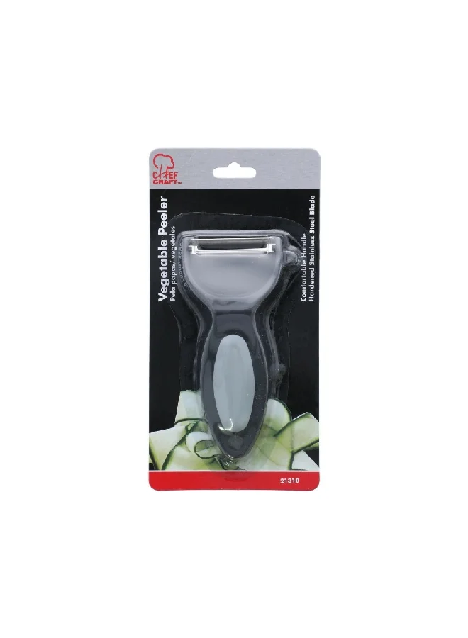 Chef Craft Vegetable Peeler Black and Grey 19.812 x 2.286 x 9.906 cm 21310