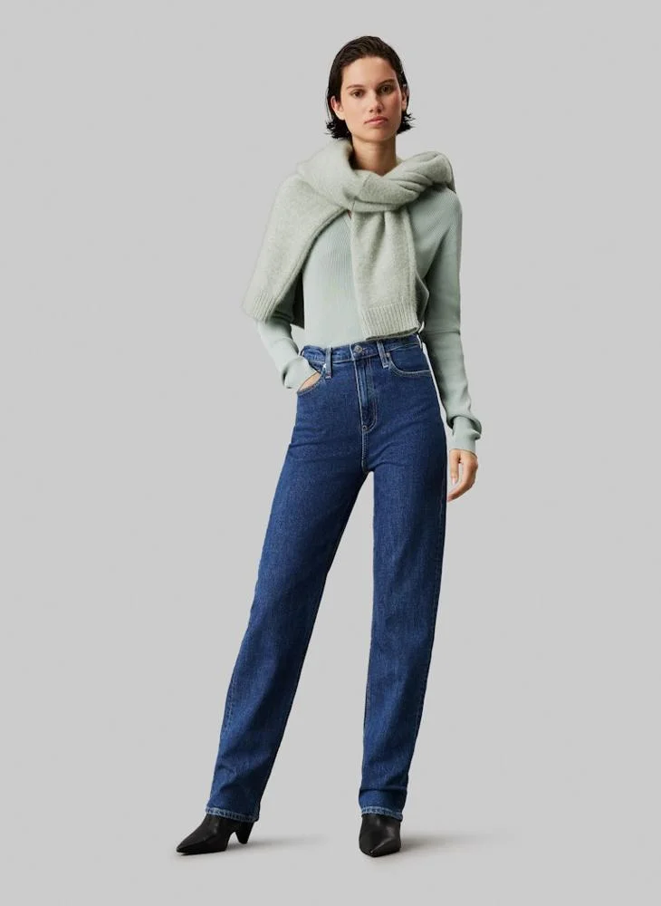 Calvin Klein Jeans High Rise Straight