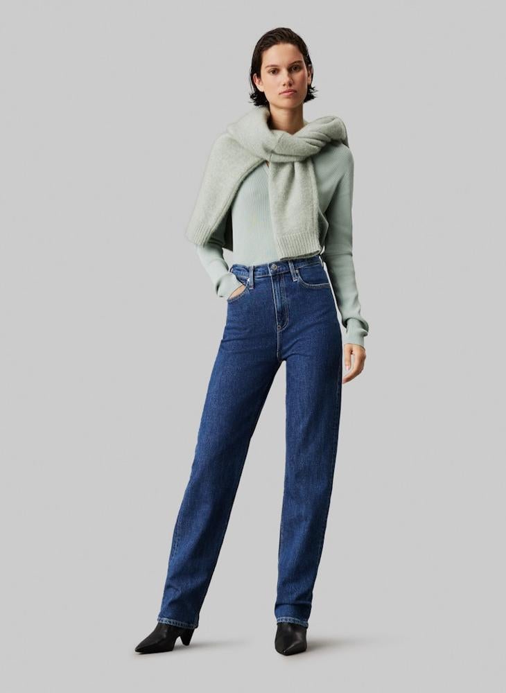 Calvin Klein Jeans High Rise Straight  - Image 4