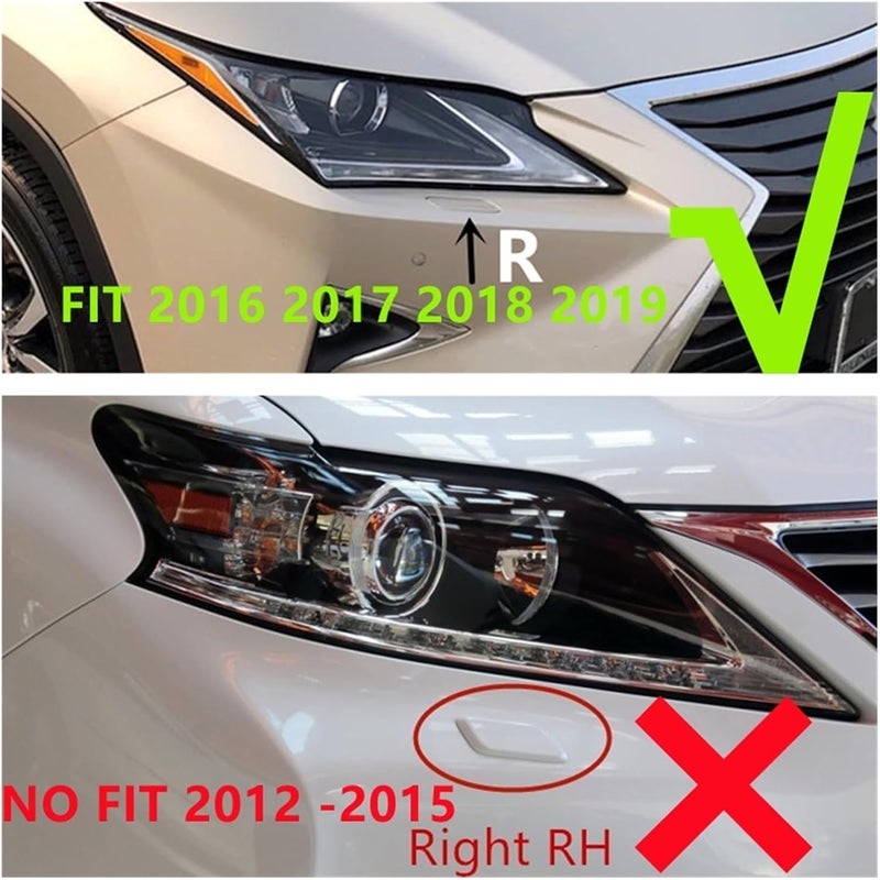 DEMULAX Headlamp Washer Nozzle Cover for Lexus RX Series - Image 5