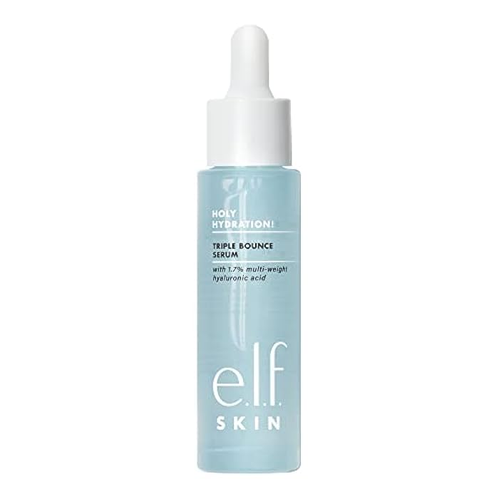 elf e.l.f. SKIN Holy Hydration! Triple Bounce Serum, 1.7% Hyaluronic Acid Serum For Plump, Bouncy Skin, Moisturizing & Hydrating, Vegan & Cruelty-Free - Image 1