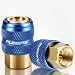 PUIBERS 2PCS Open Flow Air Chuck 14 FNPT Brass Tire Inflator Coupler for Fast Tire Inflation Measurement Air Chucks for Tires Ideal for Portable Air inflator Max Pressure 150 PSI - Image 2