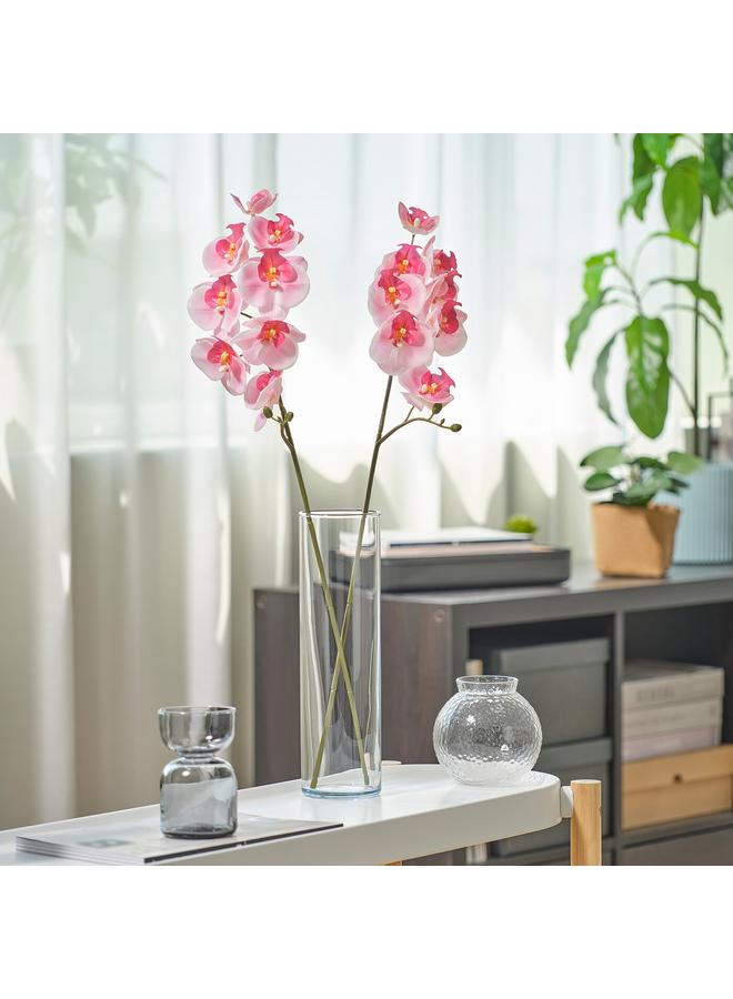 زبون زهرة صناعية، داخلية/خارجية/زهرية اللون، 60 سم - Image 2