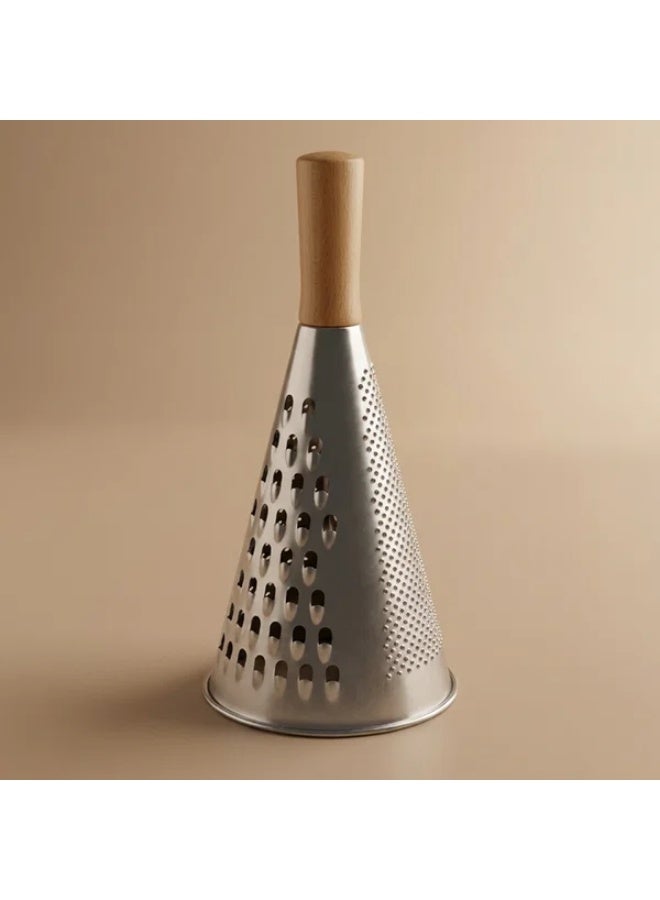 Alsaif steel grater, 3 faces, pyramid shape - silver - Image 1