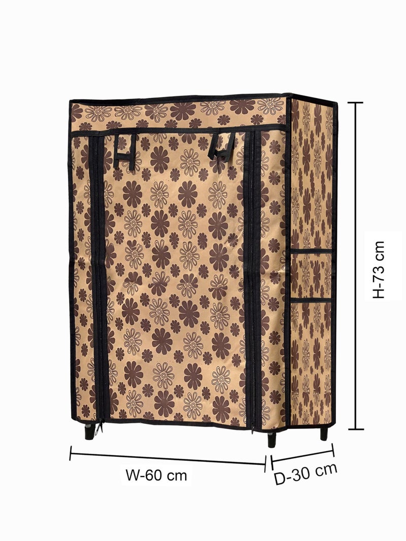 ROBMOB Shoe Rack Cover Replacement Dustproof Fabric Zip Organizer for Storage Stand Cabinet Entryway Bedroom Wardrobe Protective Covering for Home Use (4-Layer) - Image 2