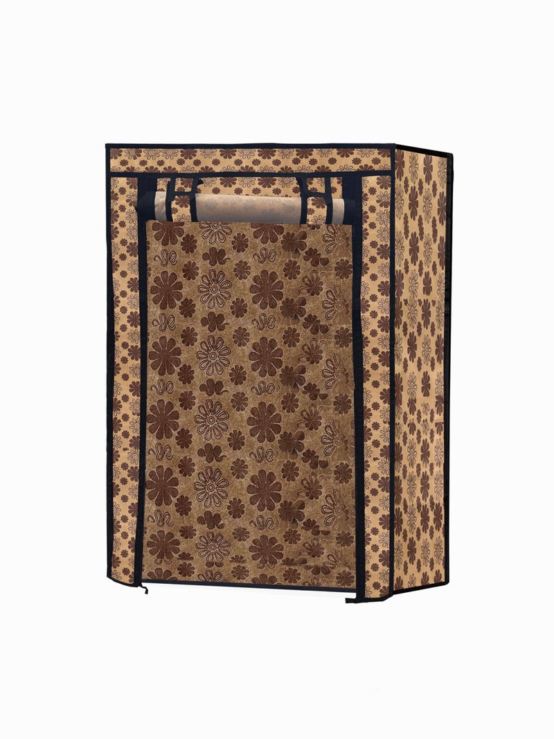 ROBMOB Shoe Rack Cover Replacement Dustproof Fabric Zip Organizer for Storage Stand Cabinet Entryway Bedroom Wardrobe Protective Covering for Home Use (4-Layer) - Image 1