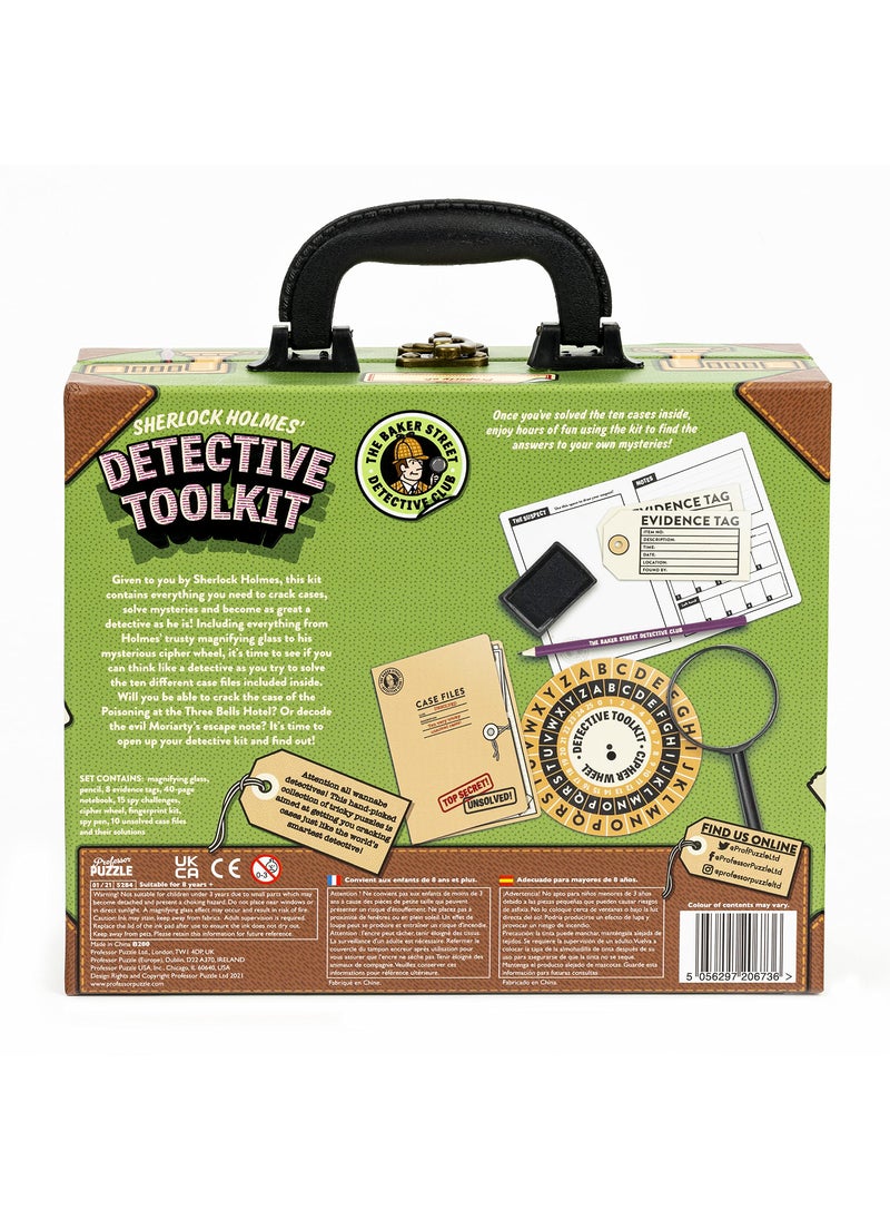 Professor Puzzle Professor PUZZLE The Detective Toolkit - Mystery Case - Sherlock Holmes Themed Detective kit for Cracking Cases and Solving Mysteries  - Image 2