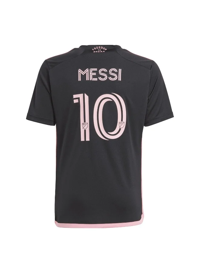 adidas قمصان كرة قدم سوداء للأولاد
