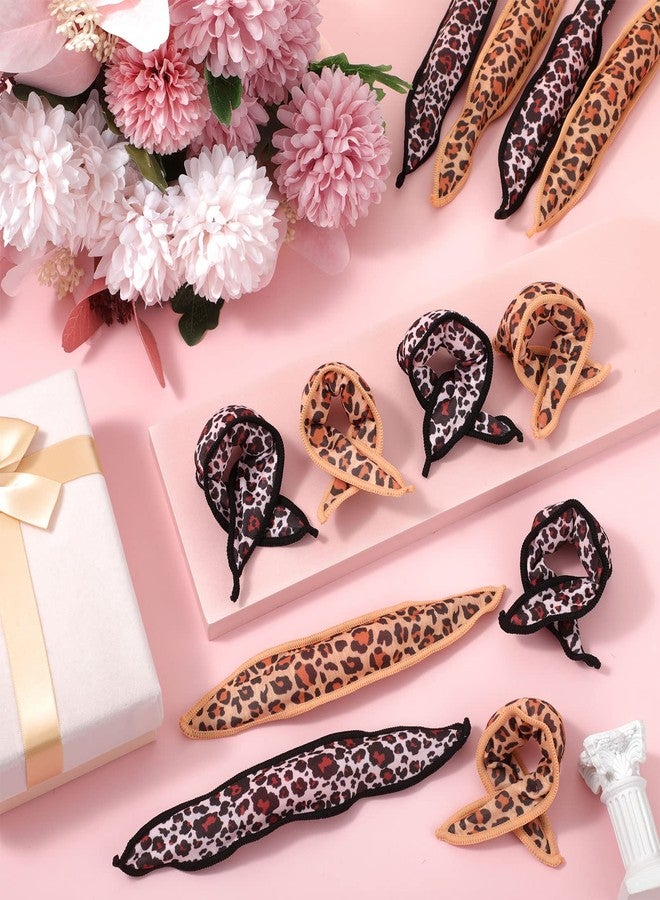 Bememo 40 Pieces Hair Rollers Soft Hair Curlers to Sleep in Soft Heatless Curlers Leopard Pillow Rollers for Long Short Foam Overnight Large Styling Tools Sponge No Heat DIY - Image 4