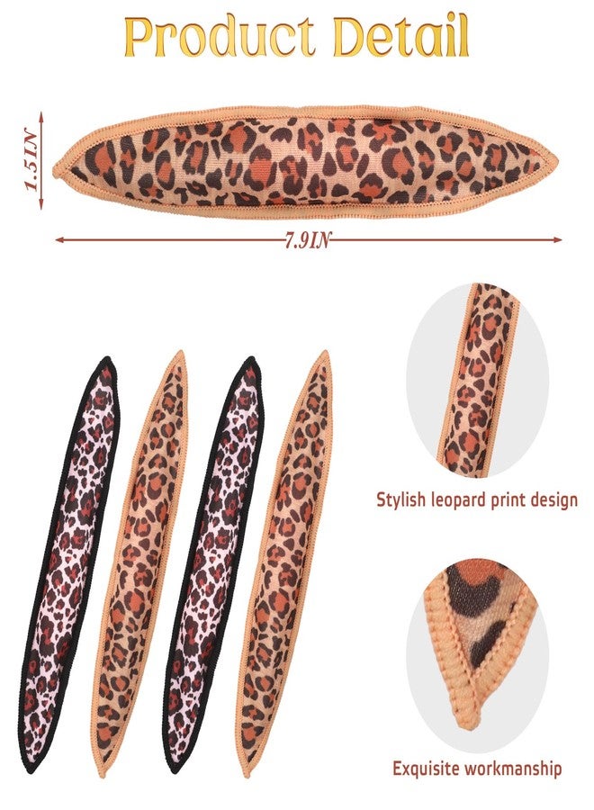 Bememo 40 Pieces Hair Rollers Soft Hair Curlers to Sleep in Soft Heatless Curlers Leopard Pillow Rollers for Long Short Foam Overnight Large Styling Tools Sponge No Heat DIY - Image 2