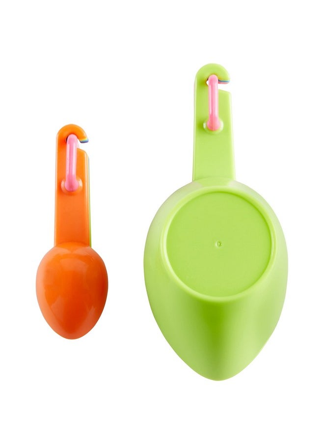 C.R. Gibson C.R. Gibson Kids in The Kitchen Measuring Cups and Spoons Set, Multicolor  - Image 3