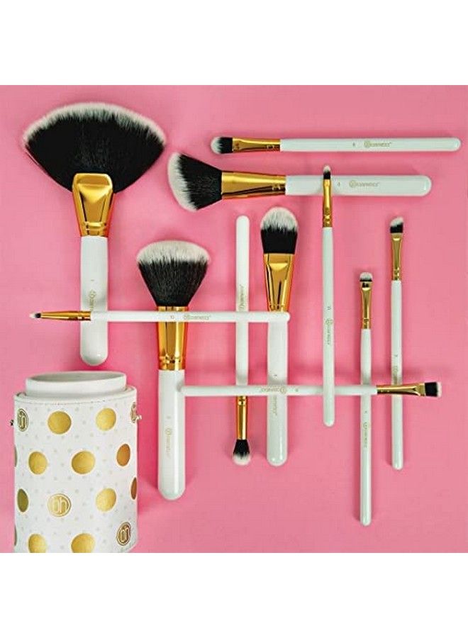 BH STUDIO PRO Dot Collection 11 Piece Brush Set (Pink) - Image 4