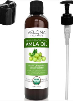 velona Amla Oil USDA Certified Organic - 8 oz | 100% Pure and Natural Carrier Oil | Extra Virgin, Unrefined, Cold Pressed | Hair Growth, Body, Face & Skin Care | Use Today - Enjoy Results…  - Image 5