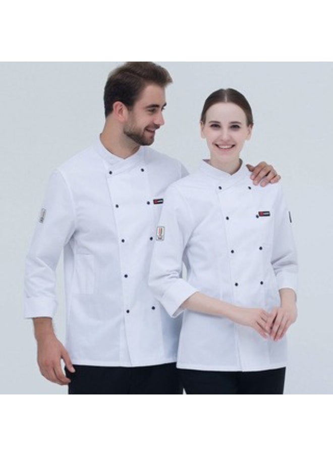 NIBEMINENT Men's Kitchen Overalls Tooling Clothes Thickened Cake Shop Baking Kitchen Clothes  - Image 1