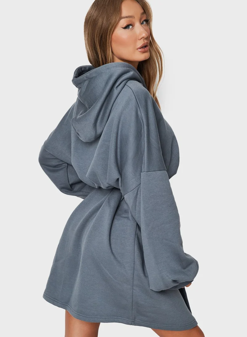 Missguided Belted Sweater Dress
