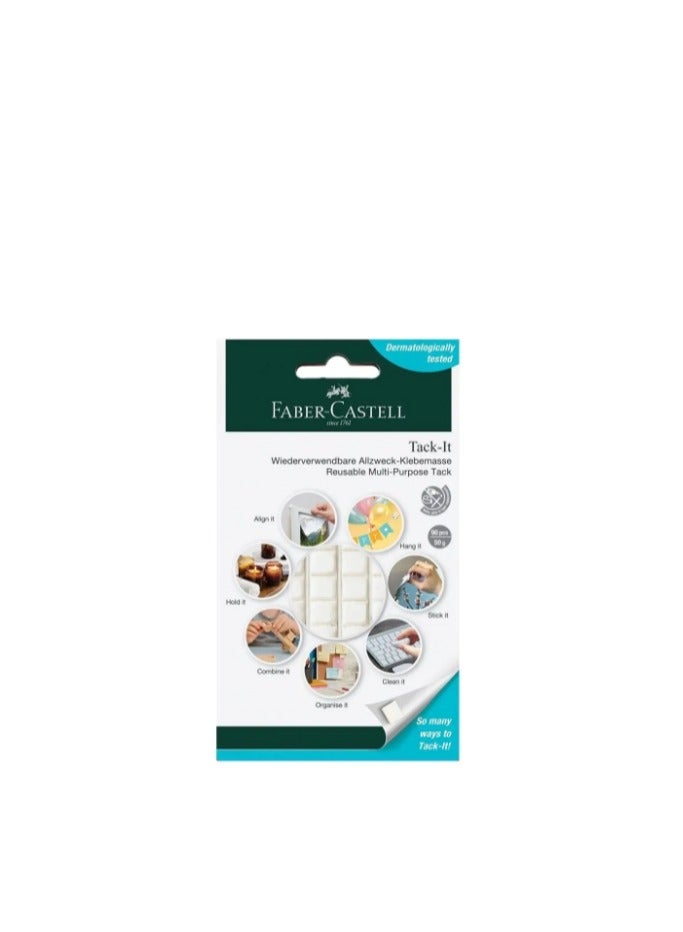 FABER-CASTELL REUsable Multi Purpose Adhesive Tack It 50gm White PACK OF 2 - Image 2