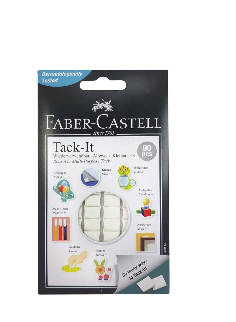 FABER-CASTELL REUsable Multi Purpose Adhesive Tack It 50gm White PACK OF 2 - Image 4