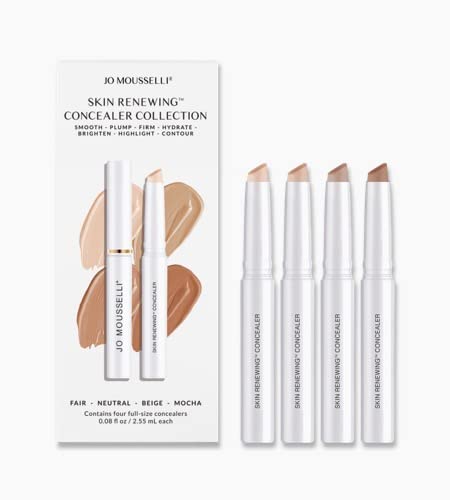Xtreme Lashes Skin Renewing Concealer Collection Smooth Plump Firm Hydrate Brighten Highlight Contour 4 Full Size Concealers