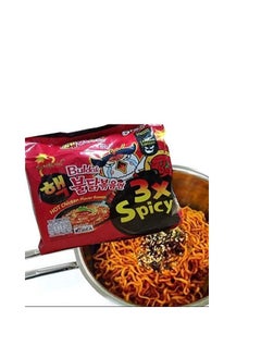 Samyang Samyang Hot Chicken Flavor Ramen  3X Spicy Instant Buldak Noodles 140g  - Image 2