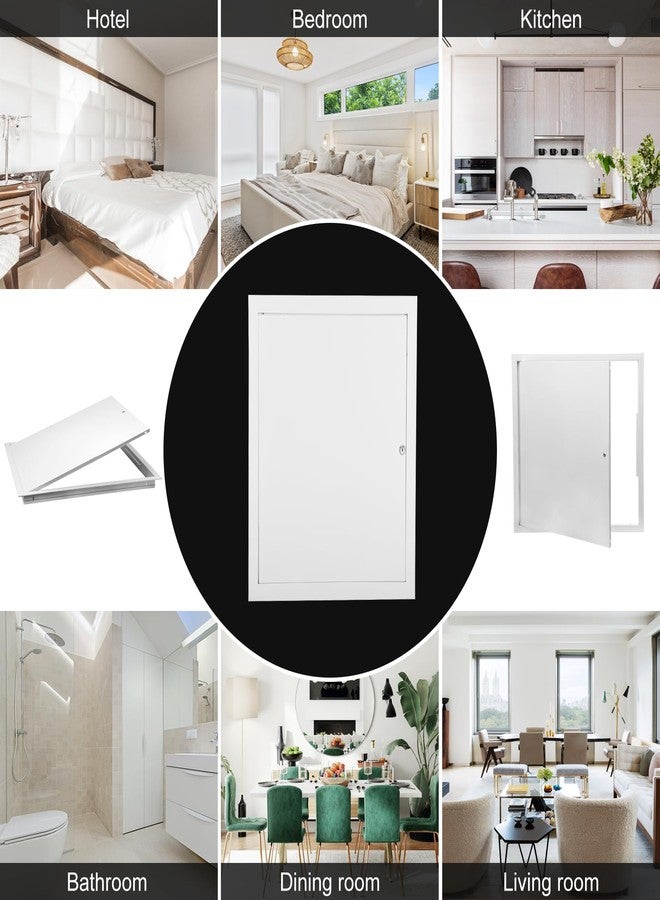 Joogto Thicken 1mm 16 x 24 Access Panel for Drywall,Attic Door, Ceiling Access Panel for Drywall,16x24 Metal Access Panels are Thickened to 1mm to Solve The Problem of Fragile Panels(Screwdriver Latch) - Image 4